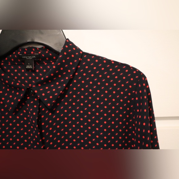 Ann Taylor Factory Button Down Blouse - Picture 3 of 5